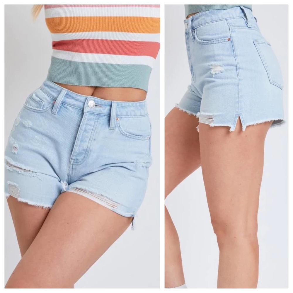 NWT Women's Mom Fit High Rise Festival Shorts, size 7/28 - Picture 2 of 8